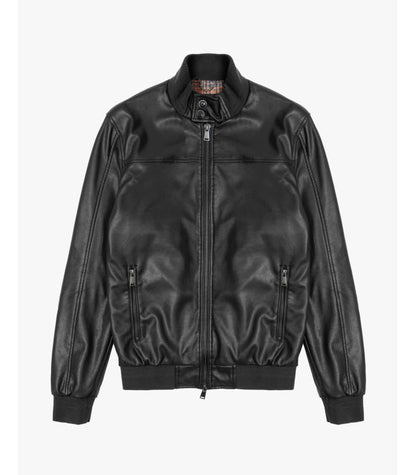 Chaqueta bomber negra gianni