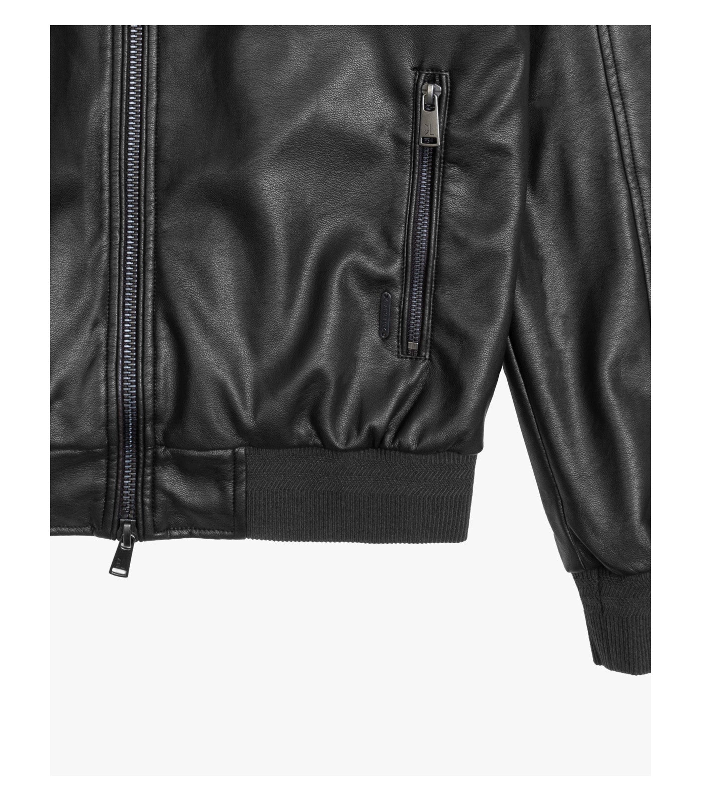 Chaqueta bomber negra gianni
