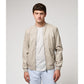 Chaqueta bomber beige Gianni