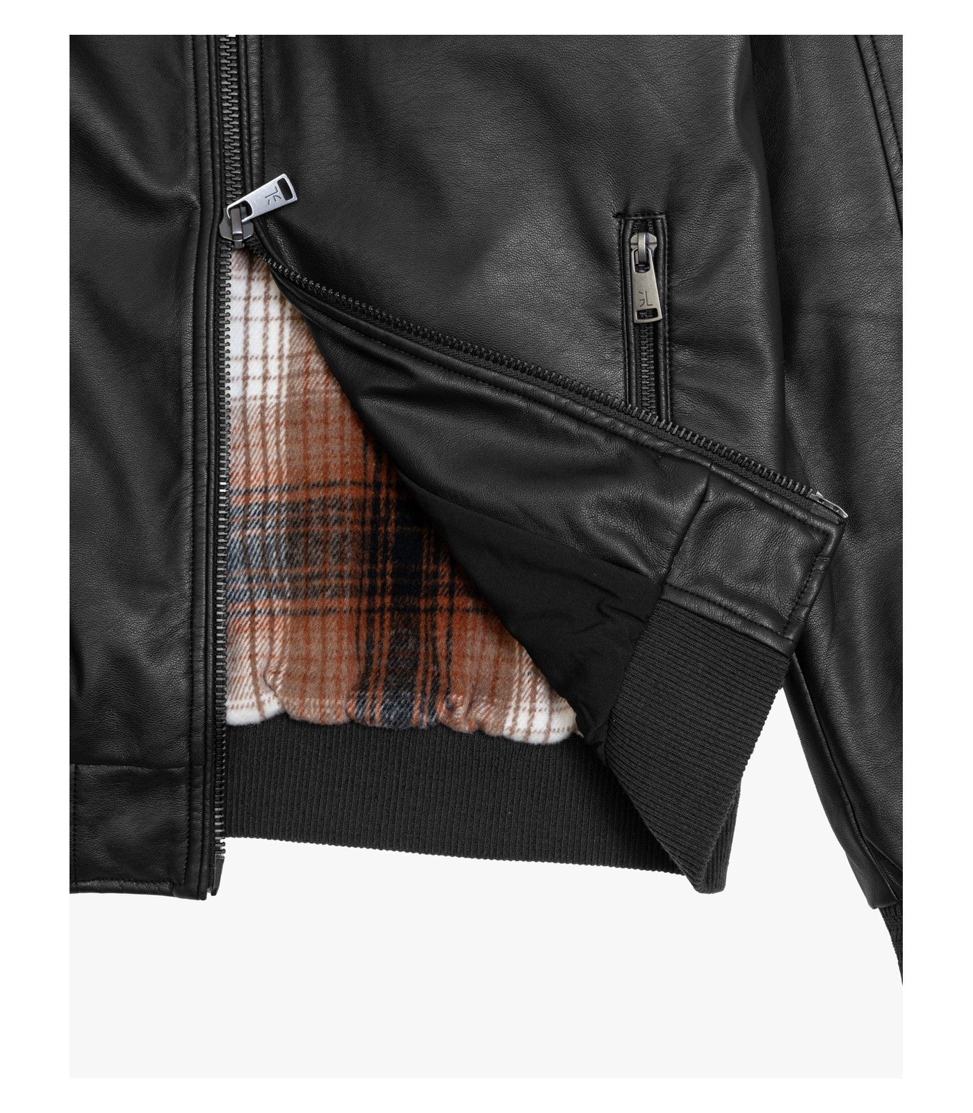 Chaqueta bomber negra gianni