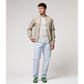 Chaqueta bomber beige Gianni