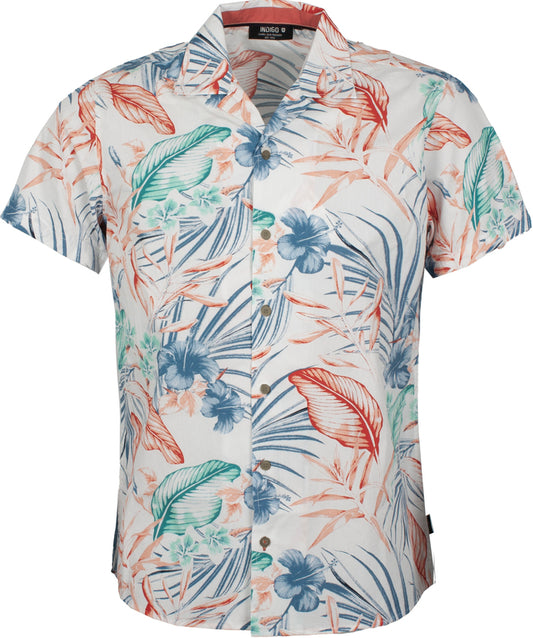 Camisa manga corta INDICODE iNLIMAK FLORES