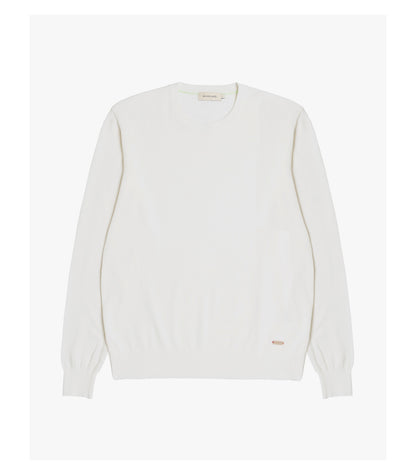 Camiseta de punto manga larga Gianni blanca