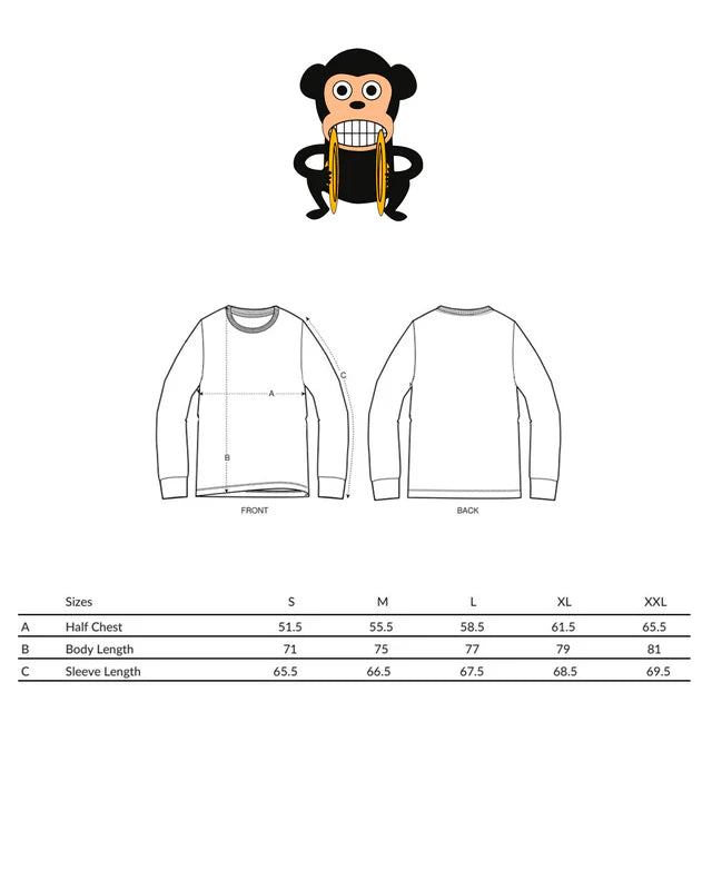 Camiseta manga larga negra Loco Monkey