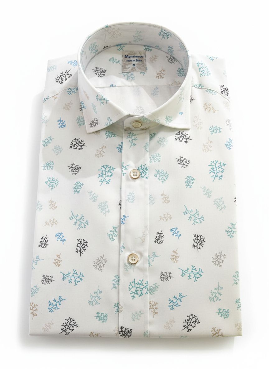 Camisa Estampada Monttesco Ice - 100% Algodón Español