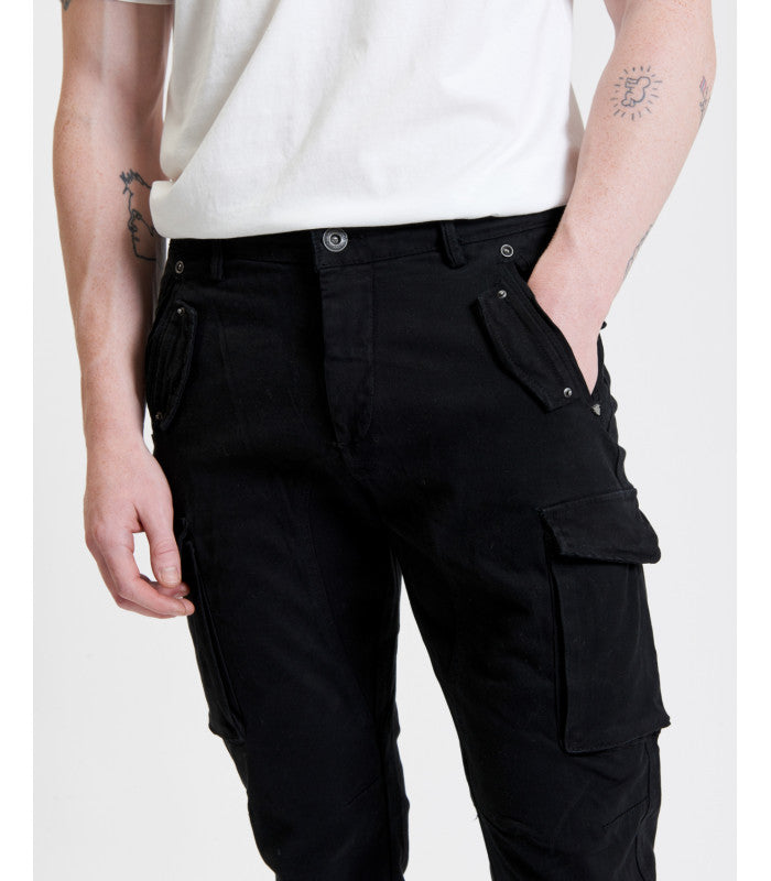 Pantalón cargo azul marino Gianni Lupo