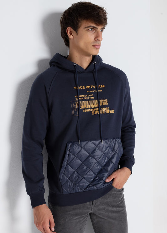 Sudadera con capucha Lois azul denim