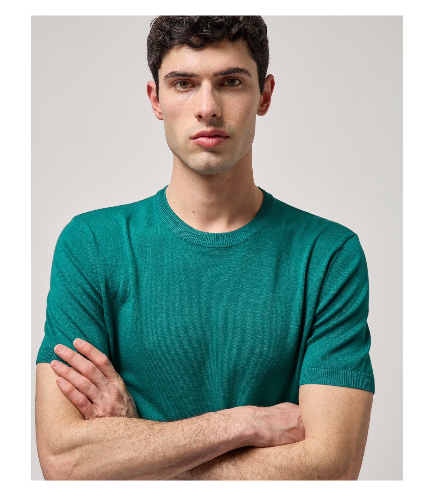 Camiseta de punto musculosa Gianni