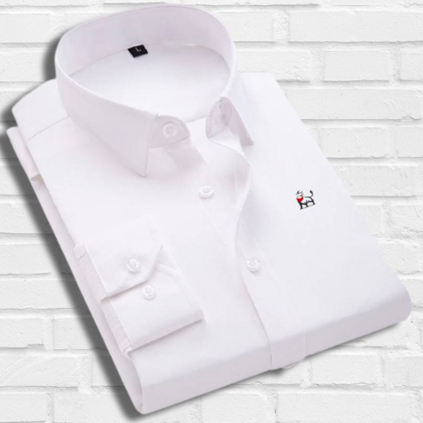 Long sleeve Italian collared shirt