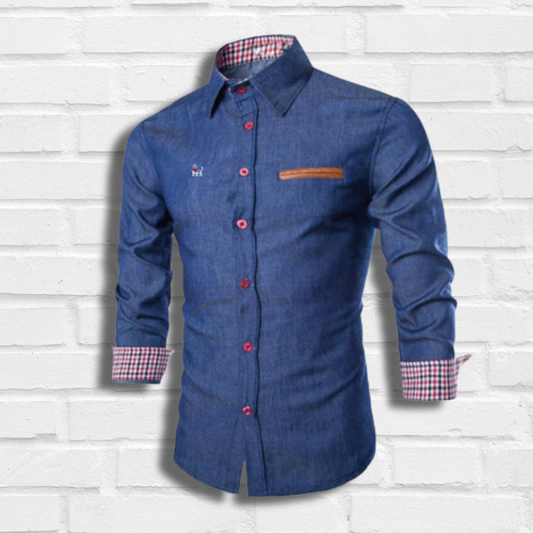 Camisa Casual tipo vaquera - INDOMITO108