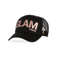 Gorra glam trucker black & rose - INDOMITO108