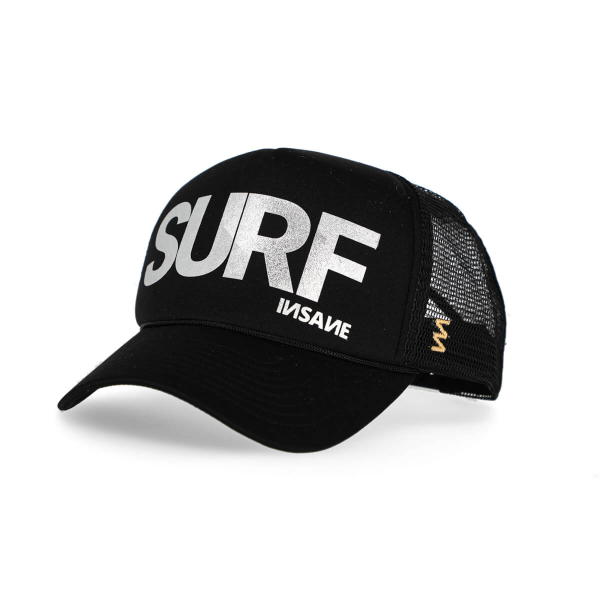 Gorra surf trucker black & silver - INDOMITO108