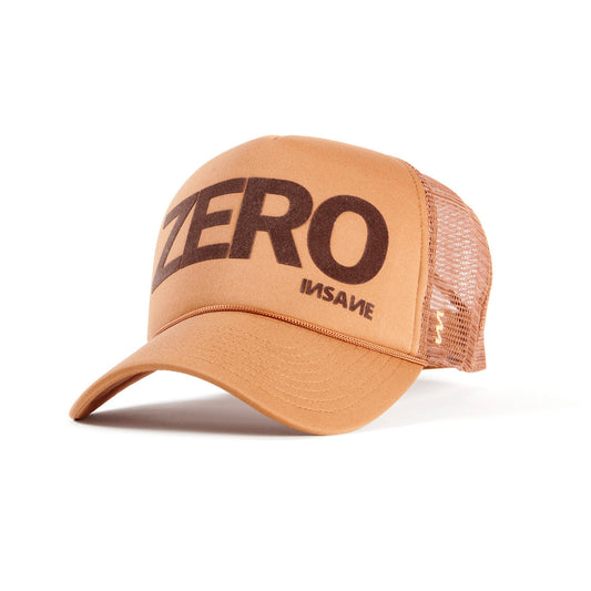 Gorra zero trucker camel & flock brown - INDOMITO108
